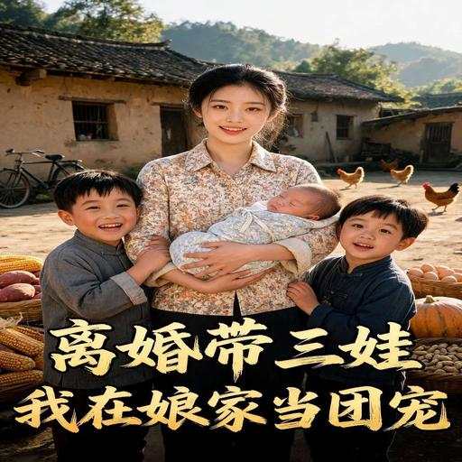 离婚带三娃，我在娘家当团宠