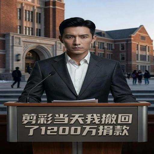 剪彩當天我撤回了1200萬捐款