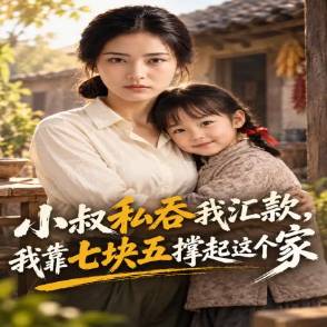 小叔私吞我汇款，我靠七块五撑起这个家